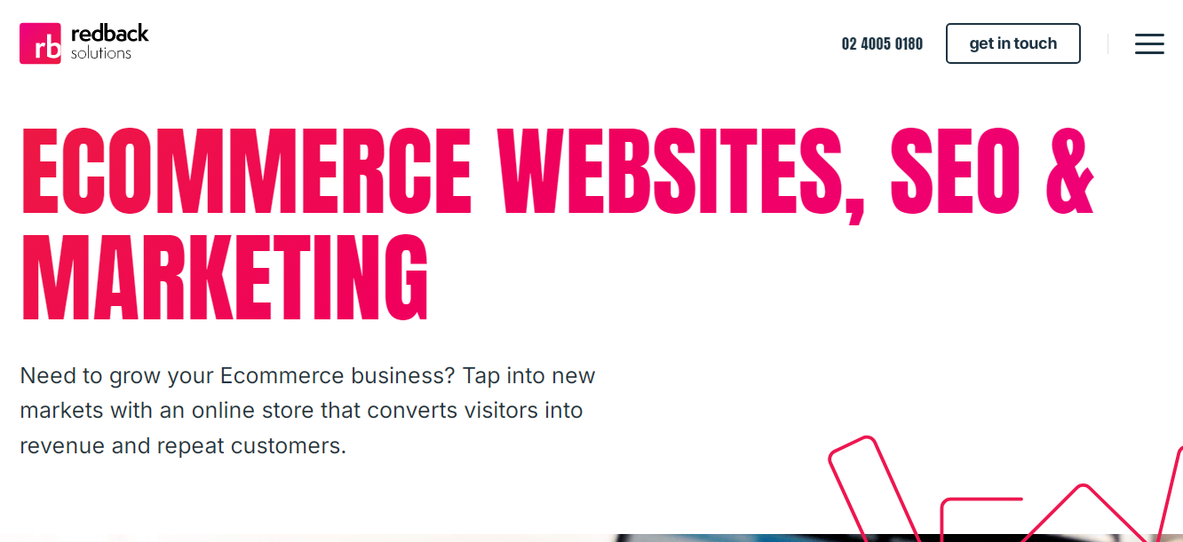 Redback Solutions – Ecommerce Web Design & Development Company in Perth